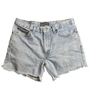 Vintage Faded Denim Cutoff Shorts Size 36/30 Dakota‎ Womens Jean Shorts 5pockets